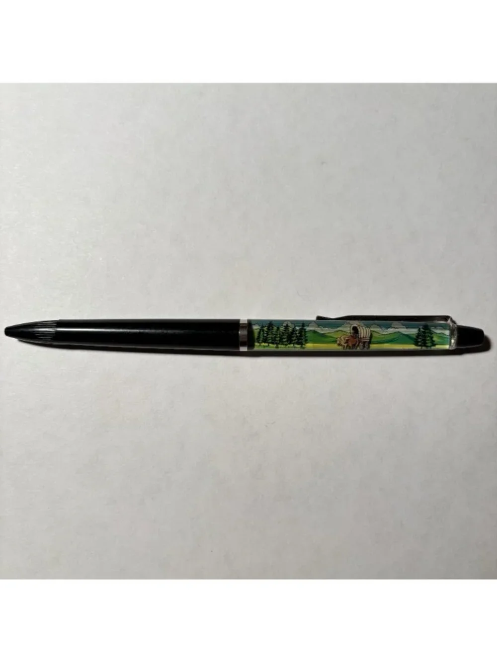 Oregon Trail Collector's Edition Floaty Pen Oxen Covered Wagon Moves Souvenir
